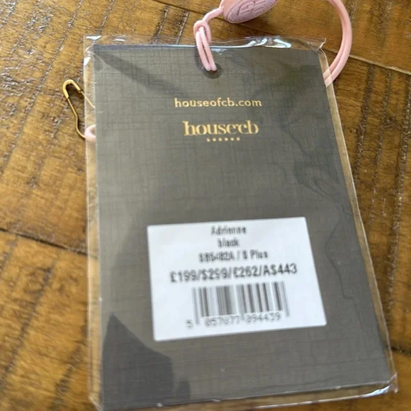 House of CB - BLACK SATIN STRAPLESS CORSET MAXI - Picture 8 of 12